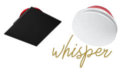 Whisper design ventielen