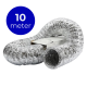 Flexibele ventilatieslang ongeïsoleerd - aluminium - Ø 100mm - lengte 10 meterthumbnail
