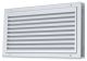 Aluminium afsluitbaar deurrooster 400 x 300mm - WIT & ALU (G31A-4030)thumbnail