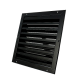 Buitenmuurrooster aluminium (LxH) 300x300mm - Zwart thumbnail Buitenmuurrooster aluminium (LxH) 300x300mm - Zwart thumbnail