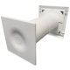 Compacte WTW ventilator HRV125P met warmtewisselaar - 50 & 70 m3/h - incl. afstandbedieningthumbnail