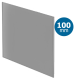 Design ventilatierooster vierkant (afvoer & toevoer) Ø100mm - vlak GLAS - mat grijsthumbnail Design ventilatierooster vierkant (afvoer & toevoer) Ø100mm - vlak GLAS - mat grijsthumbnail