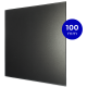 Design ventilatierooster vierkant (afvoer & toevoer) Ø100mm - vlak GLAS - mat zwartthumbnail Design ventilatierooster vierkant (afvoer & toevoer) Ø100mm - vlak GLAS - mat zwartthumbnail