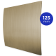 Design ventilatierooster vierkant (afvoer & toevoer) Ø125mm - kunststof - goudthumbnail