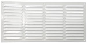 Aluminium schoepenrooster opbouw 400 x 200mm - ALU (1-4020A) Aluminium schoepenrooster opbouw 400 x 200mm - ALU (1-4020A)