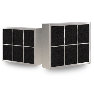 PuriVent CARRE filter voor inbouw afzuigkap - 525 m3/h - 250 x 250mm - aansluiting Ø 120mm