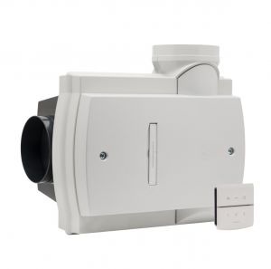 Orcon Compact 10RHB 355m3/h + vochtsensor + RFT bediening - randaarde stekker