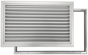 Deurrooster aluminium LxH 500 x 300mm (binnen- en buitendeur) (G34-5030AA)