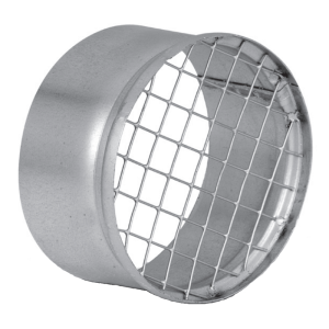 Gaasrooster (plat aftakstuk met grofmazig gaas) Ø 150mm 