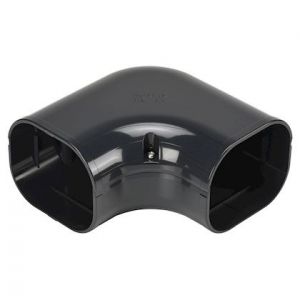 Airco lange vlakke bocht 90 graden - Antraciet (SK-77-A) Airco lange vlakke bocht 90 graden - Antraciet (SK-77-A)