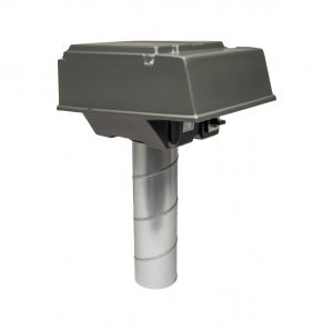 Pijpdakventilator MPV-10W met werkschakelaar - max 360 m3/h - aansluiting Ø 125mm