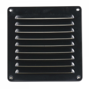 Aluminium schoepenrooster opbouw 155 x 155mm - Zwart (1-1616Z) Aluminium schoepenrooster opbouw 155 x 155mm - Zwart (1-1616Z)