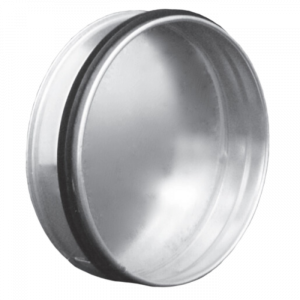 Deksel met rubberdichting voor spiraalbuis galva Ø 125mm 
