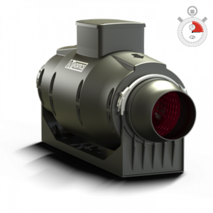 Vortice buisventilator LINEO 100T 'QUIET' - aansluiting 100mm - 3 standen MET NALOOPTIMER 