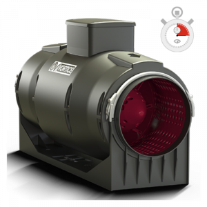 Vortice buisventilator LINEO 160T 'QUIET' - aansluiting 160mm - 3 standen MET NALOOPTIMER 