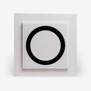 Whisper instucbaar designventiel - ROND - 125mm - toevoer/afvoer - Wit - met plenumbox