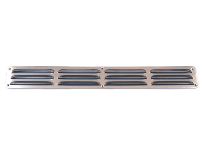 Aluminium schoepenrooster opbouw 500 x 65mm - ALU (1-5006A) Aluminium schoepenrooster opbouw 500 x 65mm - ALU (1-5006A)