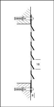 Aluminium schoepenrooster opbouw 300 x 40mm - WIT (1-3004W) Aluminium schoepenrooster opbouw 300 x 40mm - WIT (1-3004W)