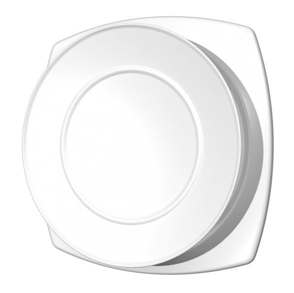 Verstelbaar kunststof ventilatierooster met flens Ø100mm - wit - TOEVOER Verstelbaar kunststof ventilatierooster met flens Ø100mm - wit - TOEVOER