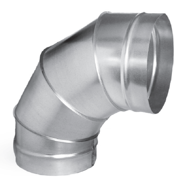 Bocht 90º voor spiraalbuis galva Ø 400mm - segment