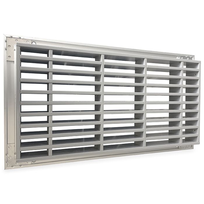 Brandwerend lamellenrooster 400 x 200mm