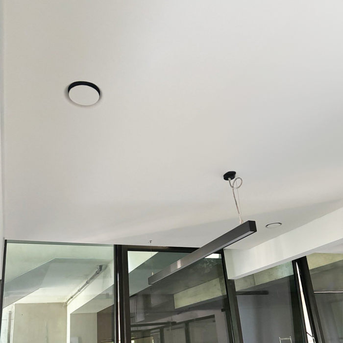 Whisper instucbaar designventiel - ROND - 125mm - toevoer/afvoer - Wit - met plenumbox