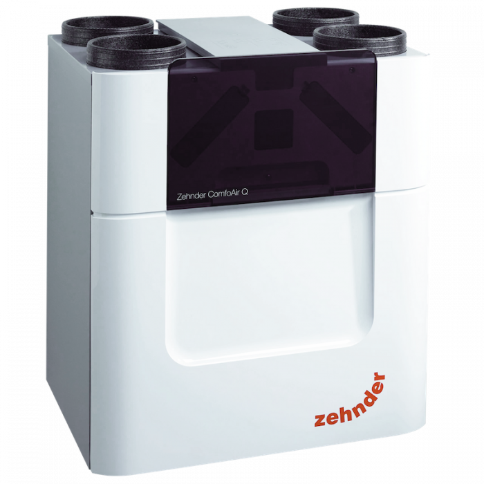 Zehnder Stork ComfoAir Q350 WTW unit NL R VV ST RF - Rechteruitvoering - Met voorverwarmer - RF voorbereid