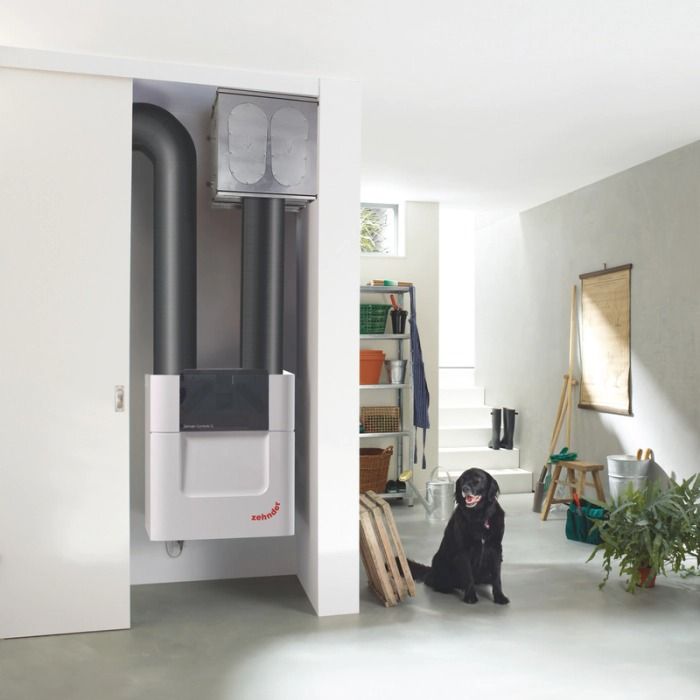 Zehnder Stork ComfoAir Q350 WTW unit NL L VV ST ERV - Linkeruitvoering - Met voorverwarmer - Enthalpiewisselaar