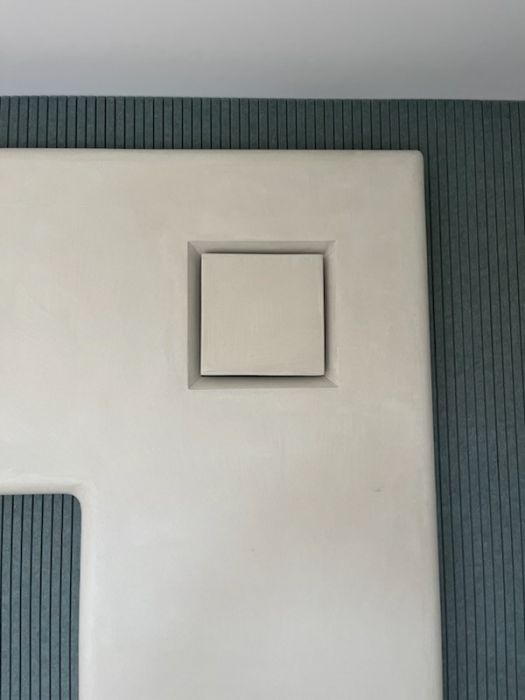 Wallflow Inbouw ventilatiemodule vierkant - voor instucbaar ventilatieventiel - Ø 125mm