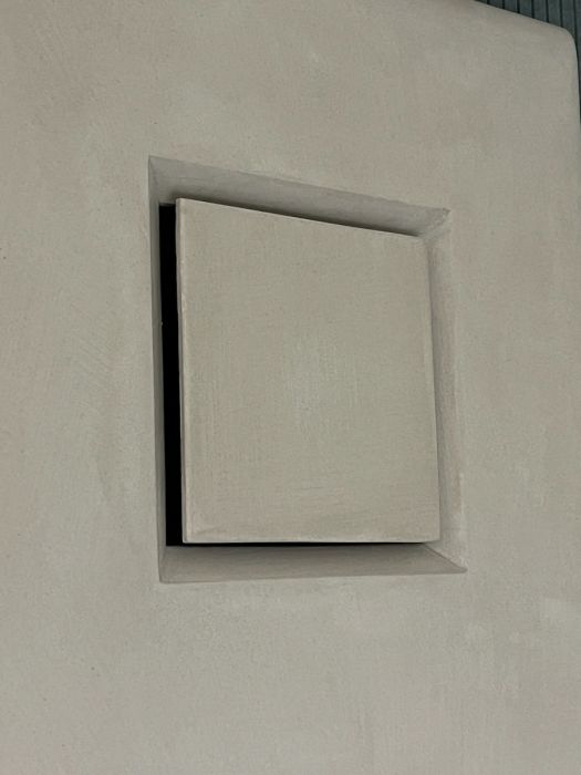 Wallflow Inbouw ventilatiemodule vierkant - voor instucbaar ventilatieventiel - Ø 125mm