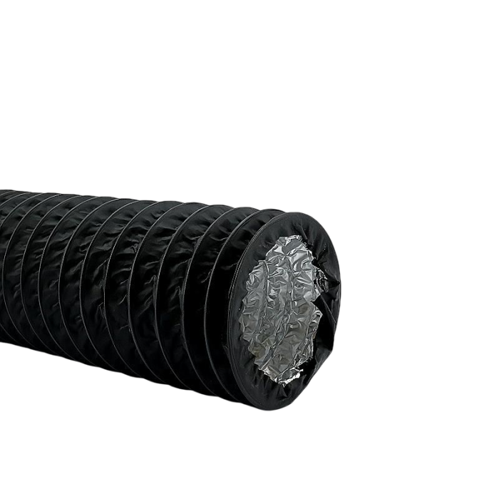 Flexibele ventilatieslang ongeïsoleerd - Zwart - Ø 160mm - Lengte 6 METER Flexibele ventilatieslang ongeïsoleerd - Zwart - Ø 160mm - Lengte 6 METER
