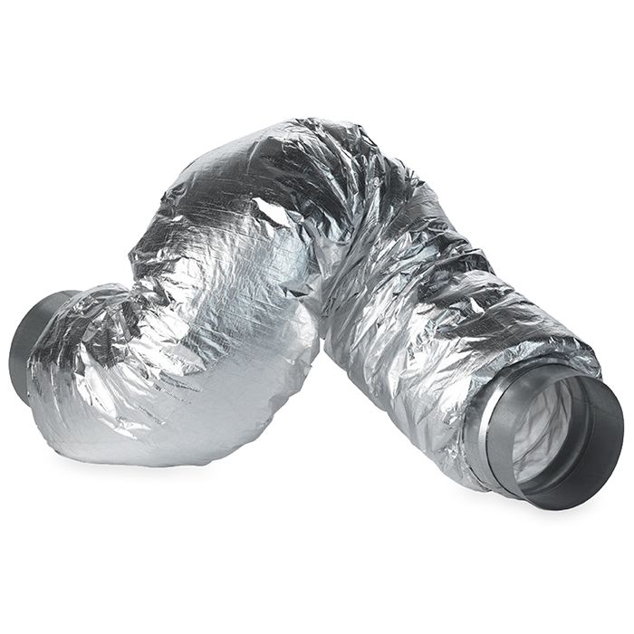 Flexibele geluidsdemper met verbinding buis Ø 250mm (binnenmaat) non-woven Flexibele geluidsdemper met verbinding buis Ø 250mm (binnenmaat) non-woven