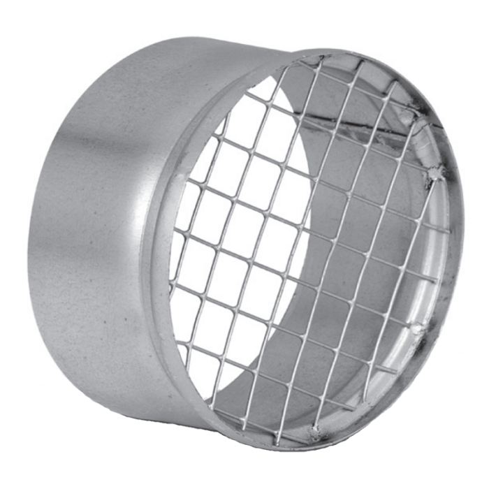 Gaasrooster (plat aftakstuk met grofmazig gaas) Ø 355mm Gaasrooster (plat aftakstuk met grofmazig gaas) Ø 355mm