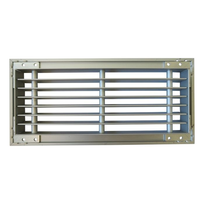 Vloerrooster 250 x 100 mm - LUXE LIJN - aluminium