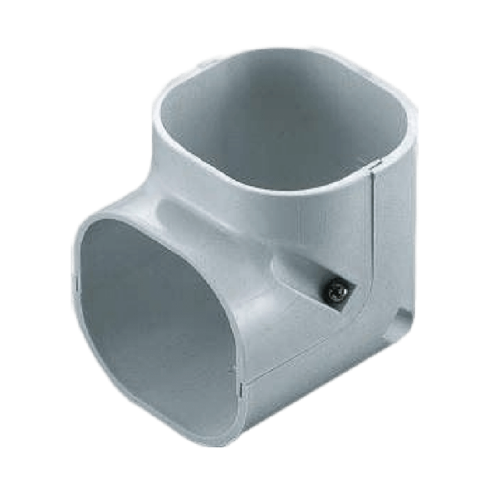 Airco korte stijgende bocht 90 graden - GRIJS (SCM-77-G)