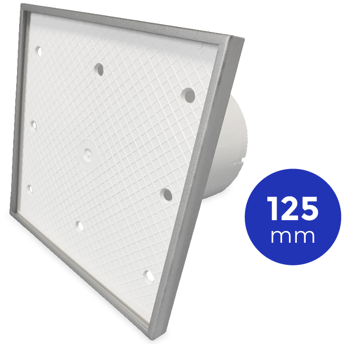 Pro-Design badkamer/toilet ventilator - STANDAARD (KW125) - Ø125mm - Tegelfront