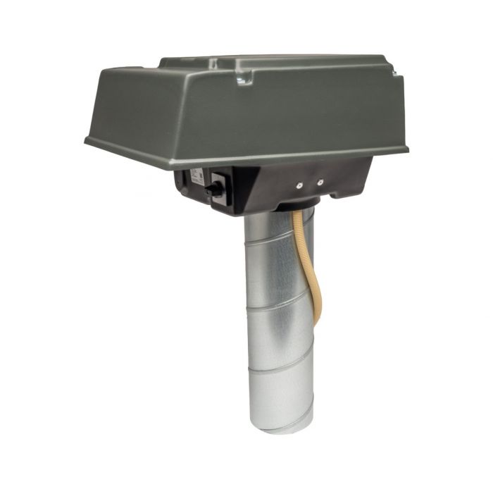 Pijpdakventilator MPV-10W met werkschakelaar - max 360 m3/h - aansluiting Ø 125mm Pijpdakventilator MPV-10W met werkschakelaar - max 360 m3/h - aansluiting Ø 125mm