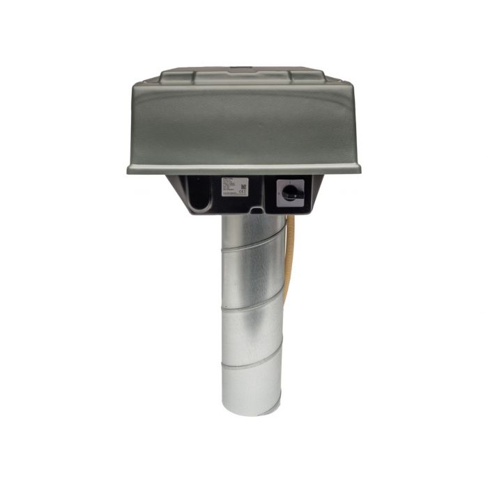 Pijpdakventilator MPV-10W met werkschakelaar - max 360 m3/h - aansluiting Ø 125mm Pijpdakventilator MPV-10W met werkschakelaar - max 360 m3/h - aansluiting Ø 125mm