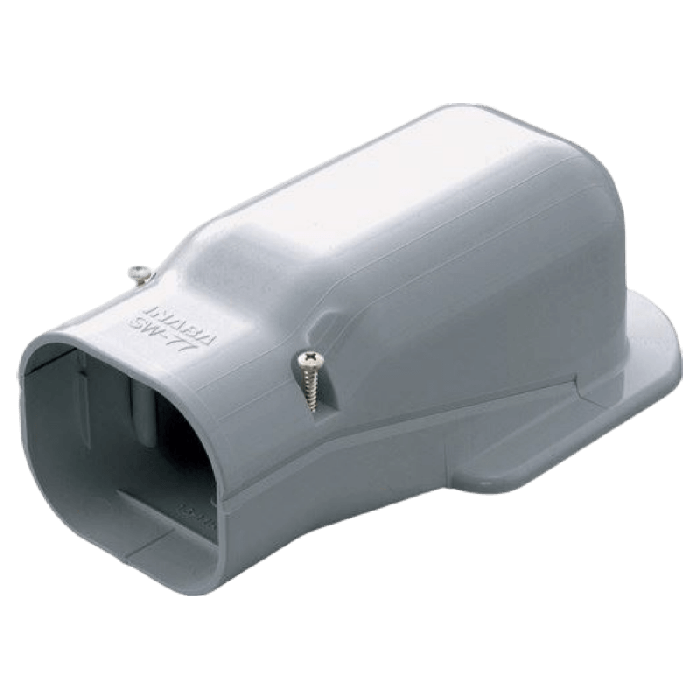 Airco muur afdekkap - GRIJS (SW-77-G)