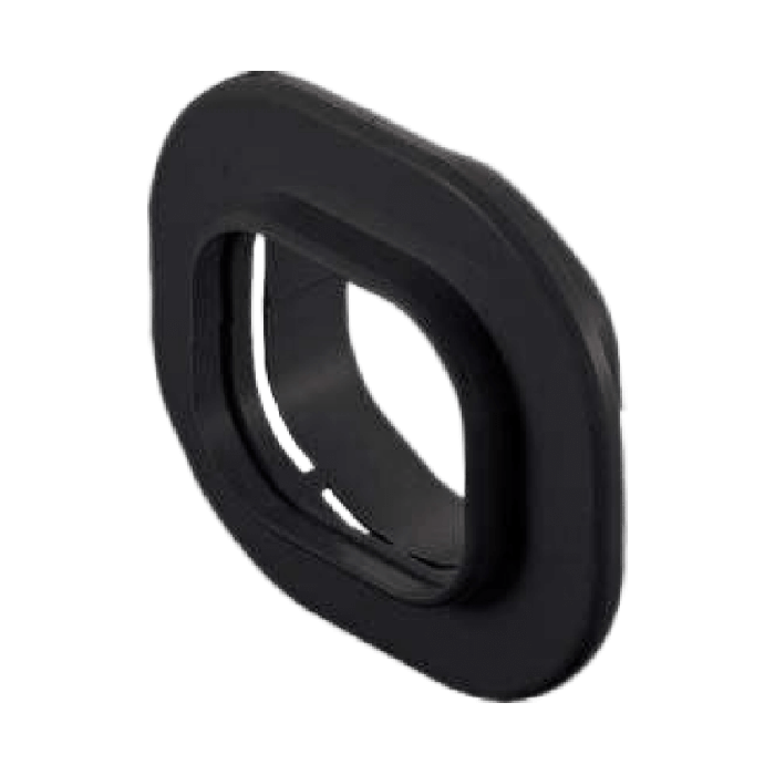 Muurrozet - ZWART (SWC-77-K)