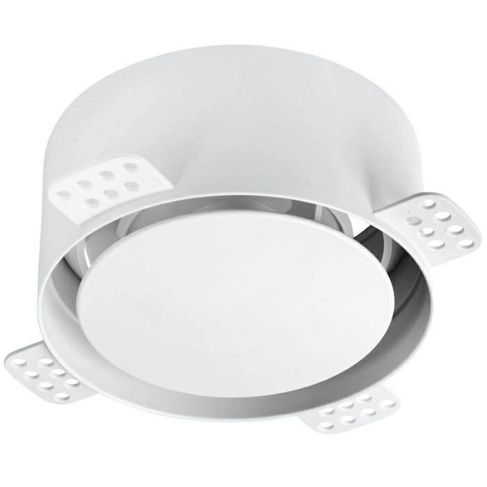 NoShow instucbaar designventiel 100mm - toevoer/afvoer - WIT NoShow instucbaar designventiel 100mm - toevoer/afvoer - WIT