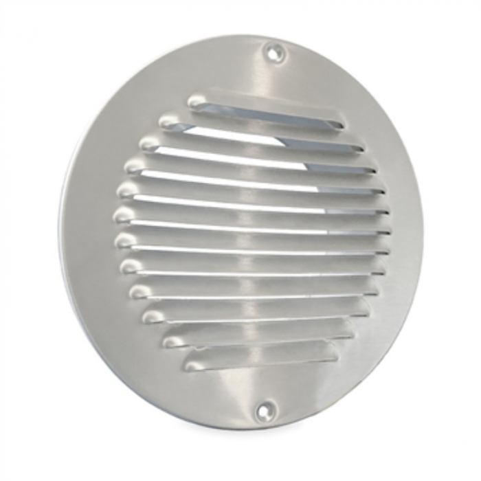 Rond schoepenrooster RVS opbouw - 150mm (1-R150I)