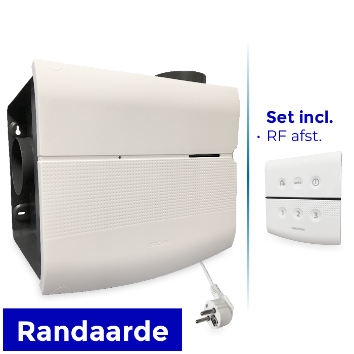 [TweedeKans] Orcon woonhuisventilator MVS-15R - 600 m3/h - met afstandsbediening RF