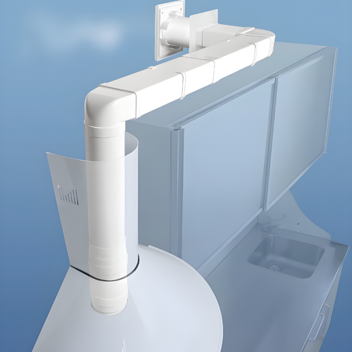 Kunststof ventilatiebuis rond Ø 150mm - Lengte 90 cm Kunststof ventilatiebuis rond Ø 150mm - Lengte 90 cm