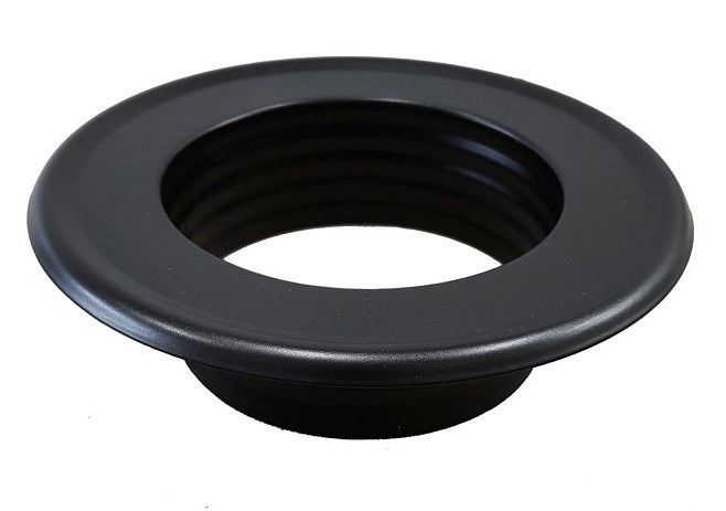 Afwerkrozet Ø100mm - zwart Afwerkrozet Ø100mm - zwart
