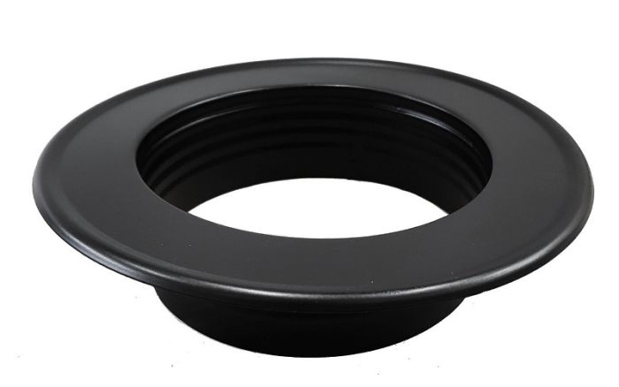 Afwerkrozet Ø150mm - zwart