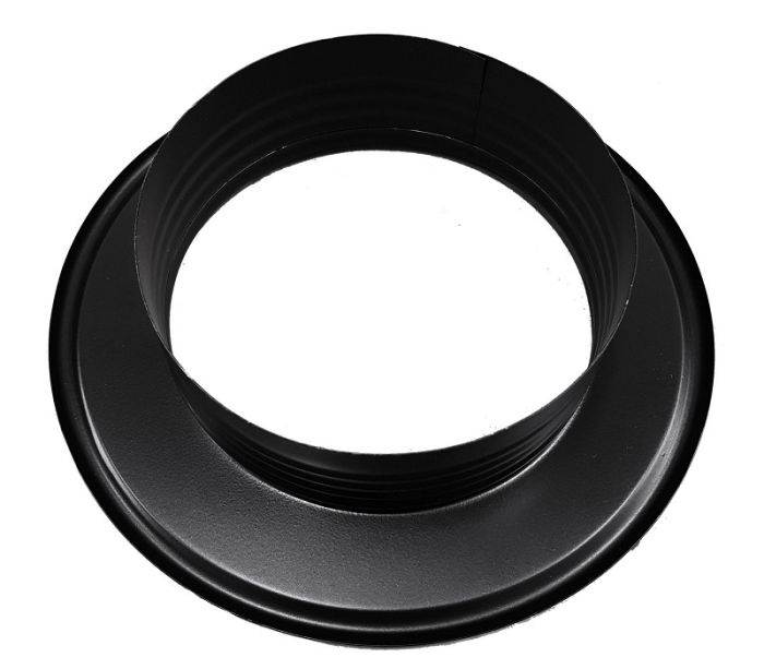 Afwerkrozet Ø150mm - zwart