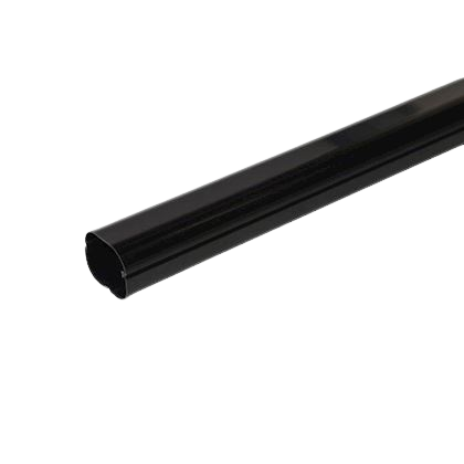 Leidinggoot 2 meter - ZWART (SD-77-K) 