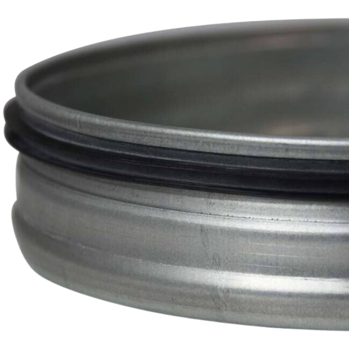Deksel met rubberdichting voor spiraalbuis galva Ø 250mm Deksel met rubberdichting voor spiraalbuis galva Ø 250mm