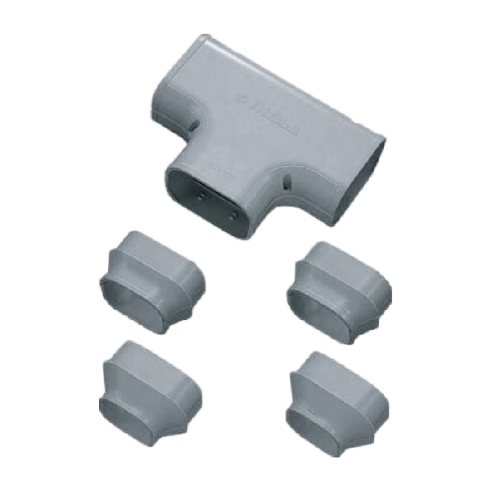 Airco T-stuk - GRIJS (ST-77-G)